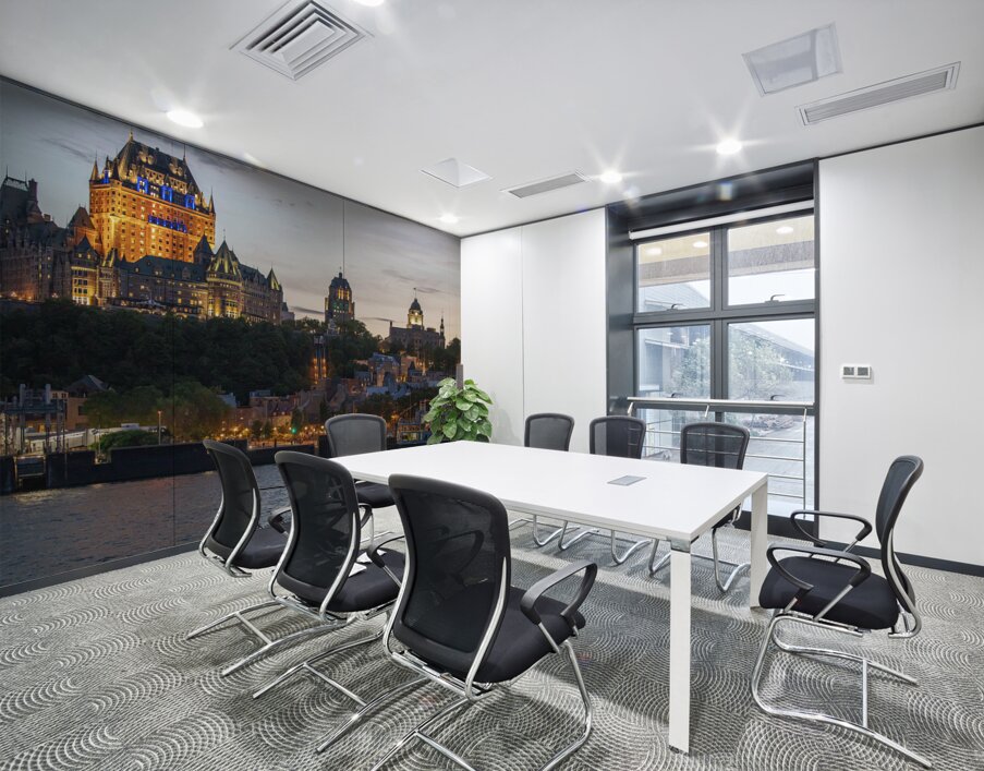 Magical Sunset glow of Quebec City Wall Printing