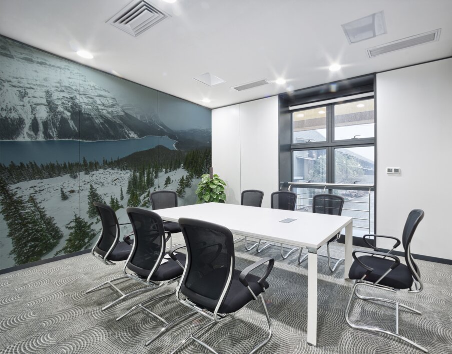 Peyto Lake winter overlook Wall Printing