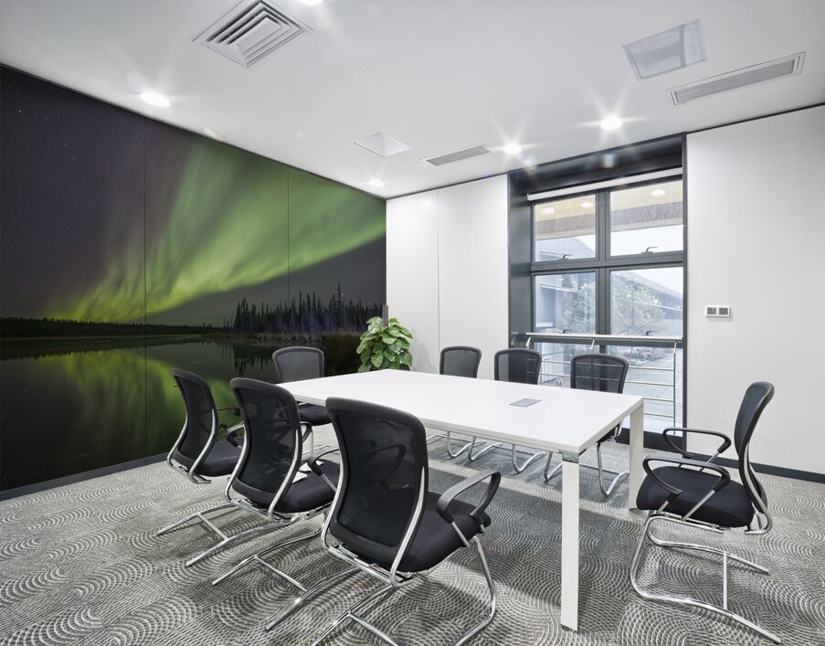 Aurora Pond Dance Wall Printing