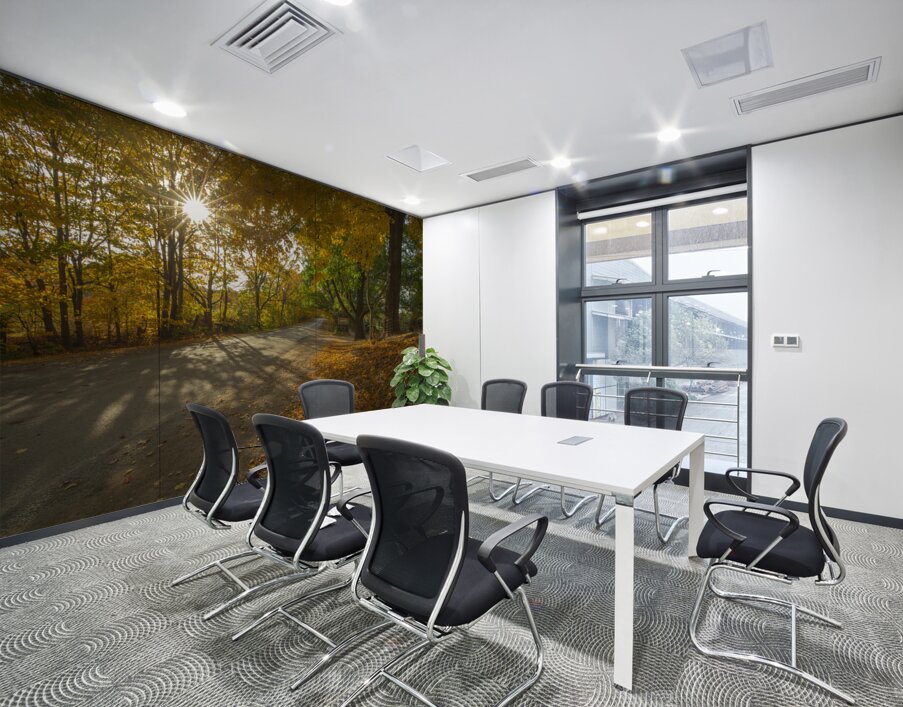 Howells Autumn Road Wall Printing