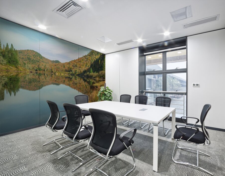 Jacques Cartier Fall reflections Wall Printing