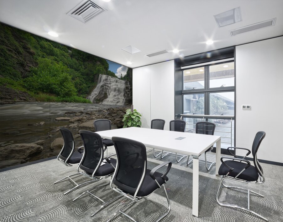 Summer at Ithaca Falls Wall Printing