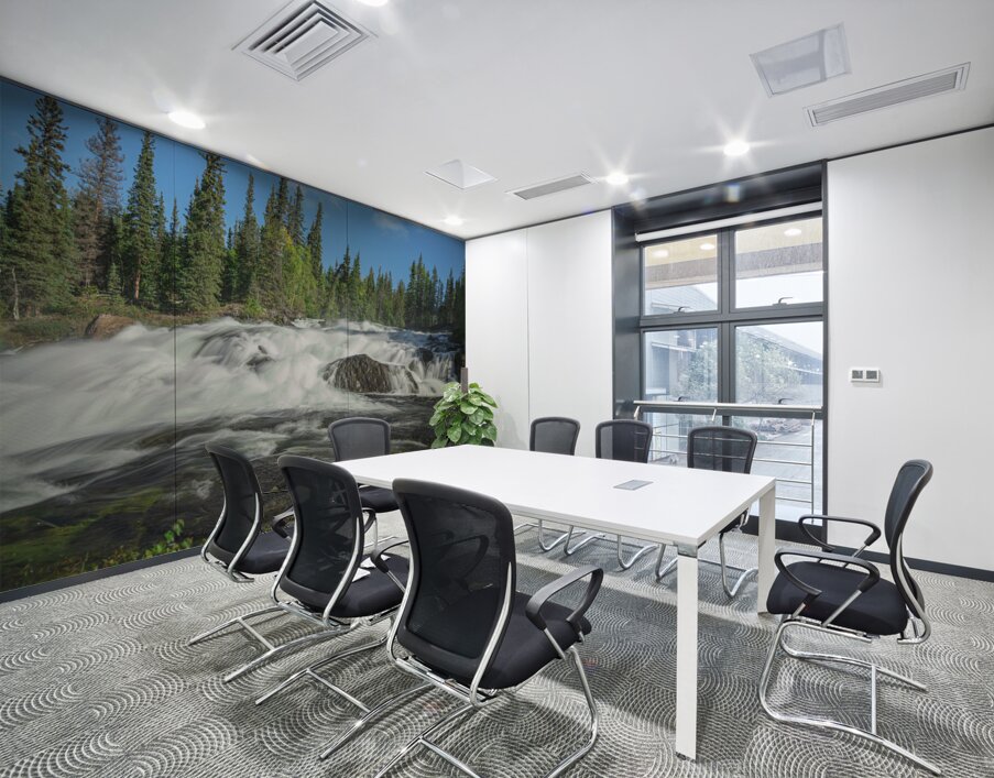 Summer Rampart Falls Majesty Wall Printing