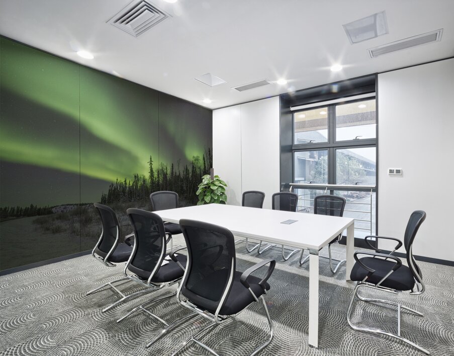 Ingraham Aurora Ribbons Wall Printing