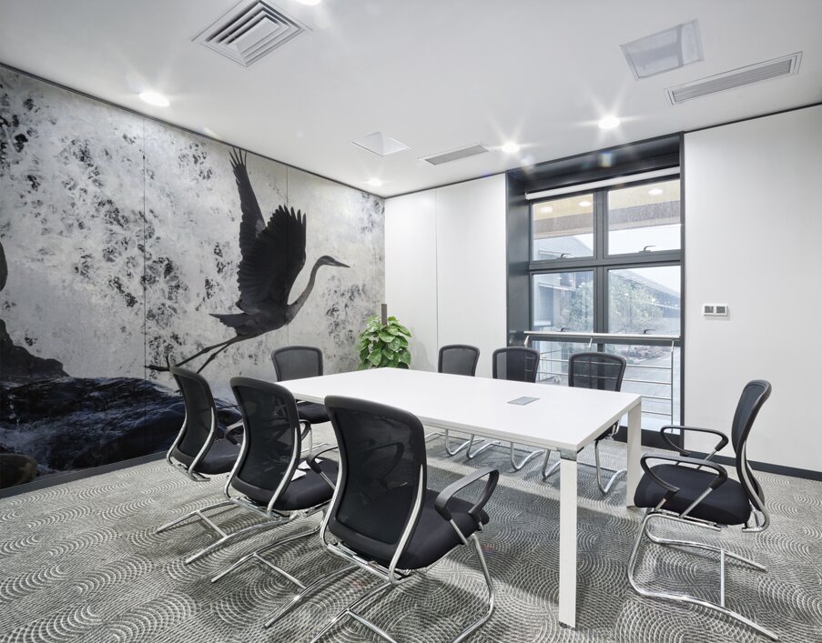 Blue Heron flight Takeoff Wall Printing