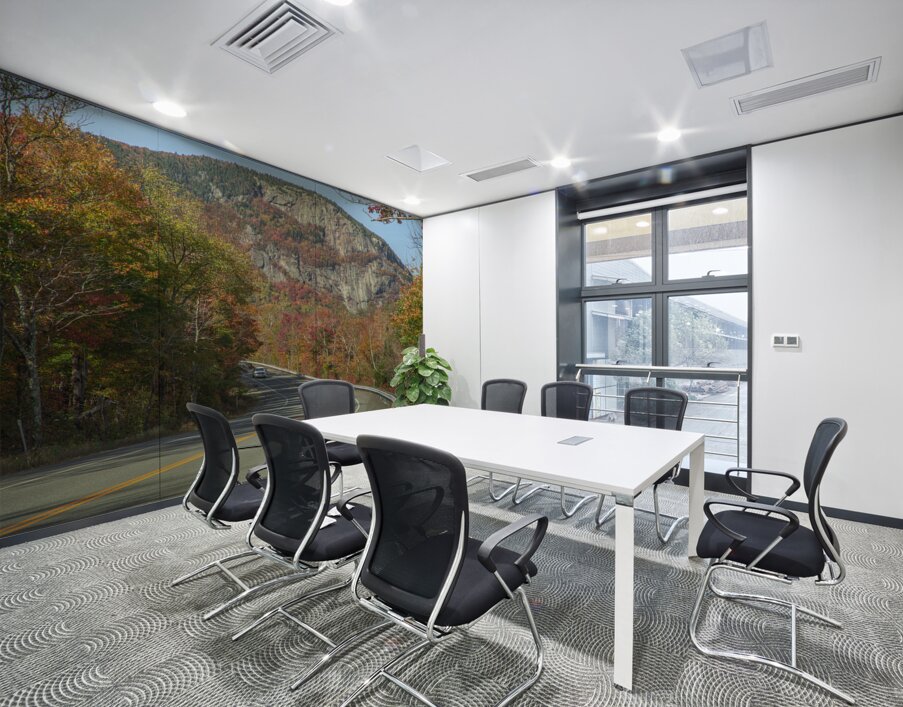 Crawford Notch Autumn Road Wall Printing