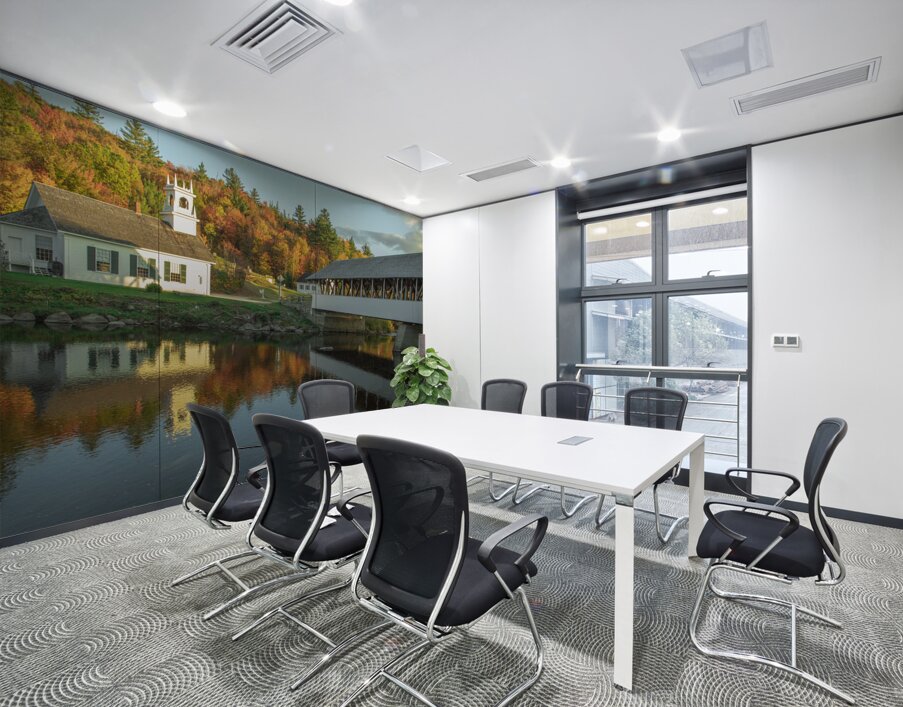 Stark Autumn  Reflections Wall Printing