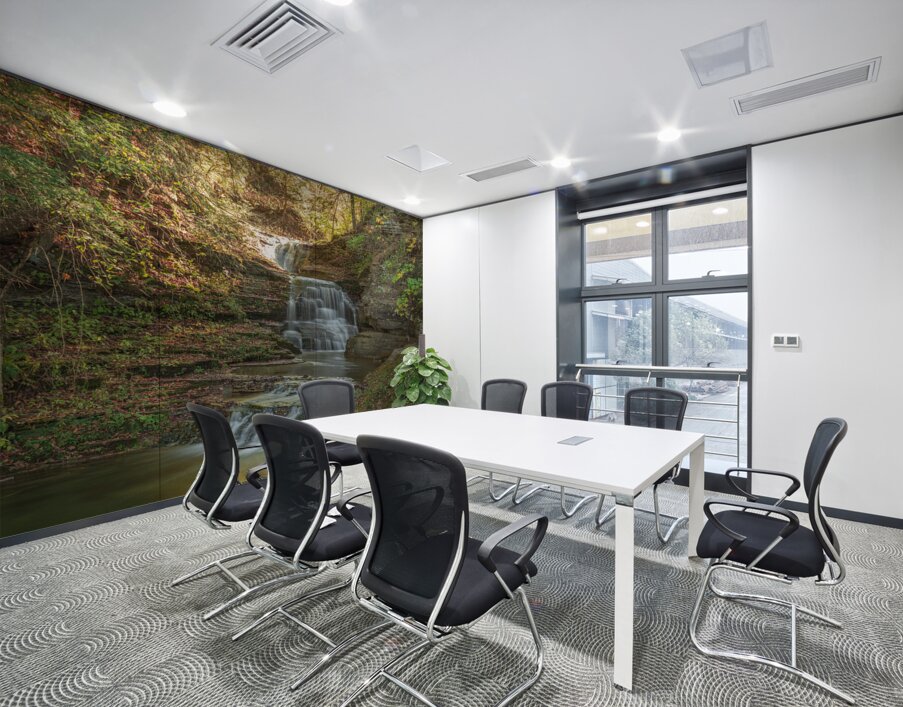 Autumn Waterfall Magic Wall Printing