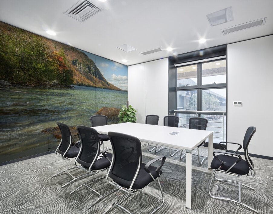 Lake Willoughby Autumn Crystal Waters Wall Printing