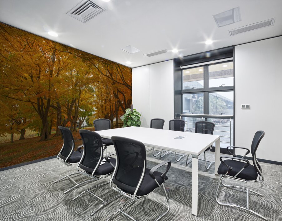 Enchanted Autumn Wonderland Pathway  Wall Printing