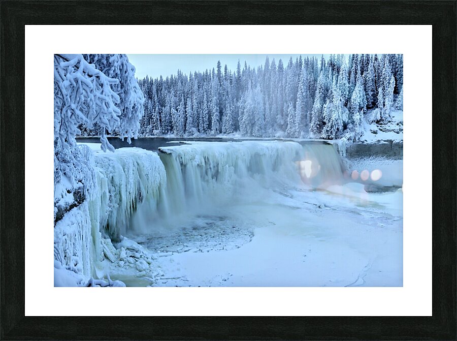 Magical Frost at  Lady Evelyn Falls Picture Frame print