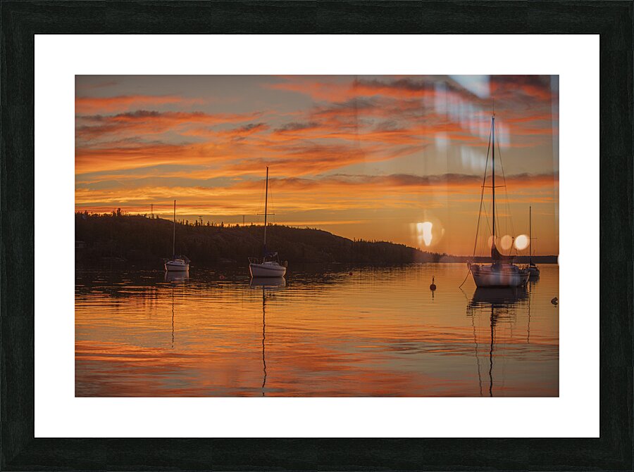 Sailing into the Sunset Picture Frame print