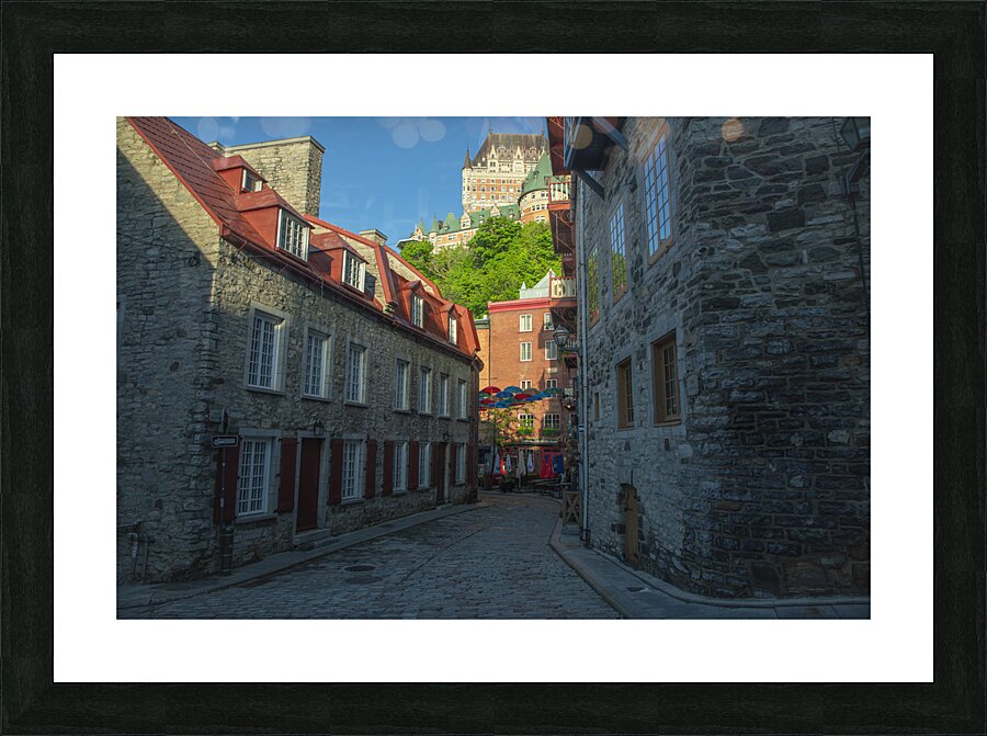 Sunrise at rue du Cul de Sac Picture Frame print