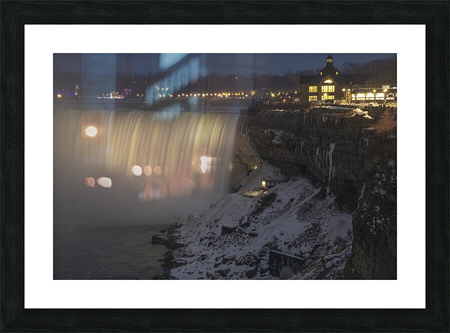 Niagara Horseshoe Falls Evening Glow Picture Frame print