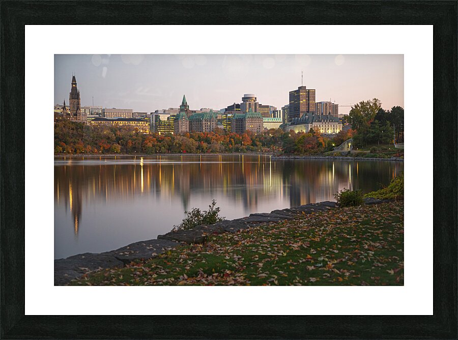 Ottawa   Gatineau Autumn Reflections Picture Frame print