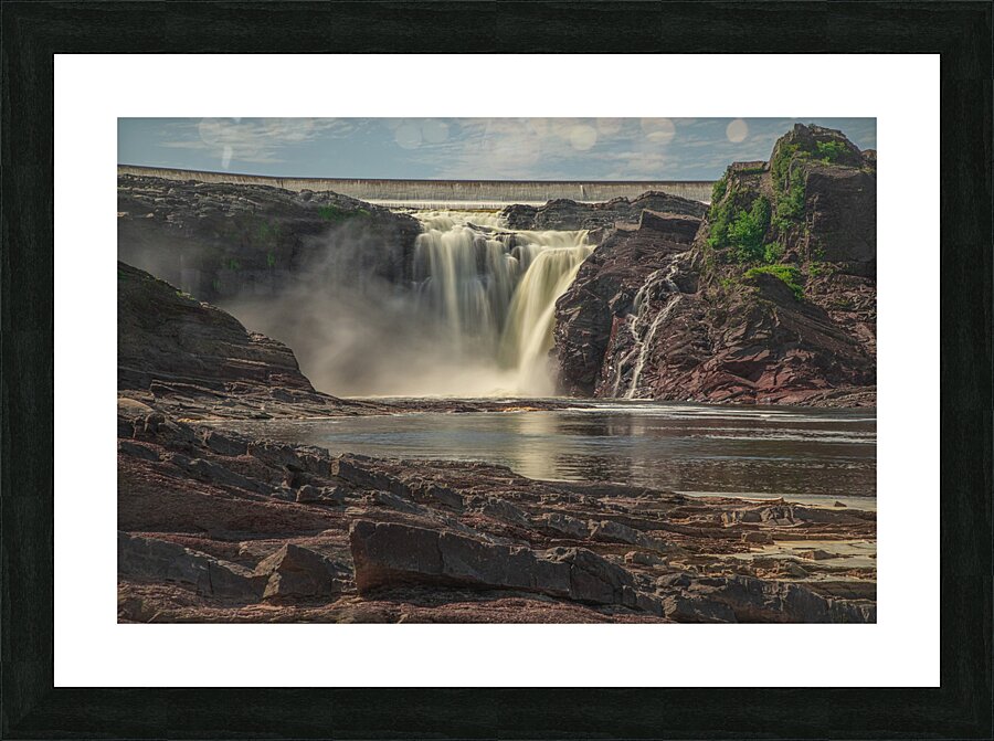 Chaudiere Falls Summer Flow Picture Frame print