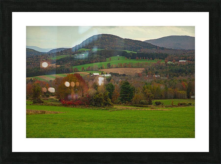 Peachham Autumn Hills Picture Frame print