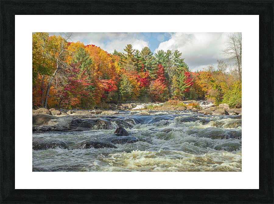 Autumn Mesmerizing Rapids Picture Frame print