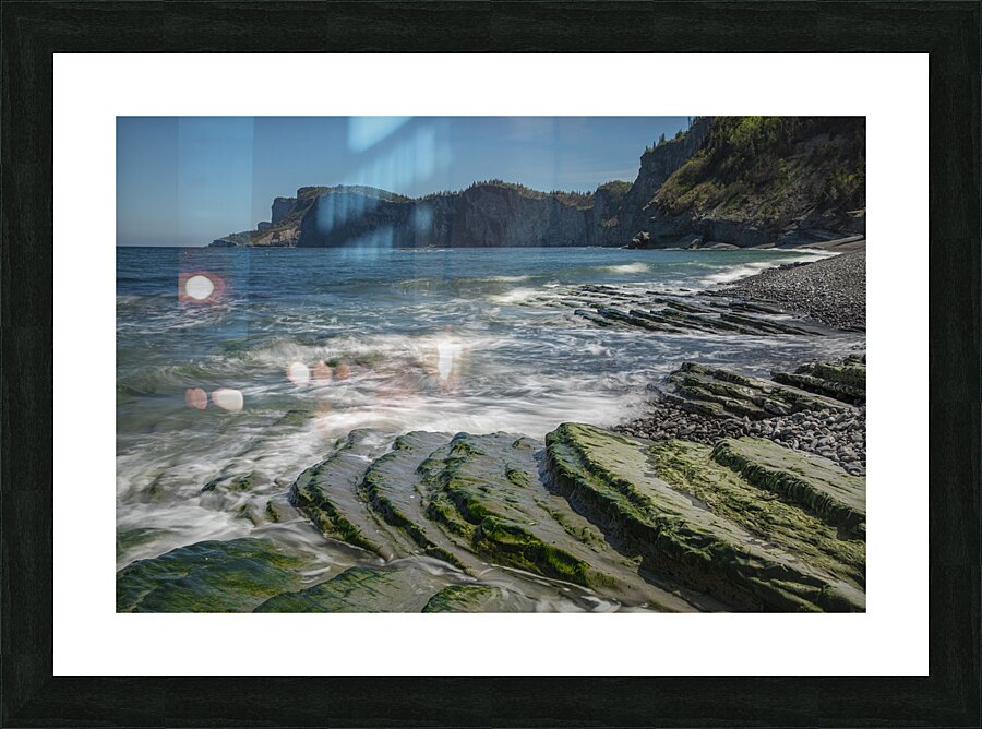 Forillon Rocky Scale Textures Picture Frame print