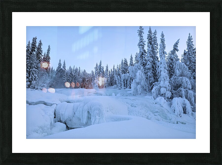 Frozen Rampart Winter Wonderland Picture Frame print