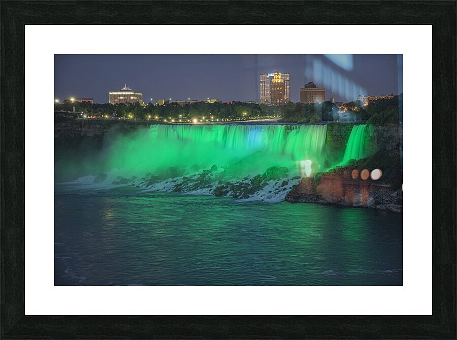 Niagara Emerald Glow Picture Frame print
