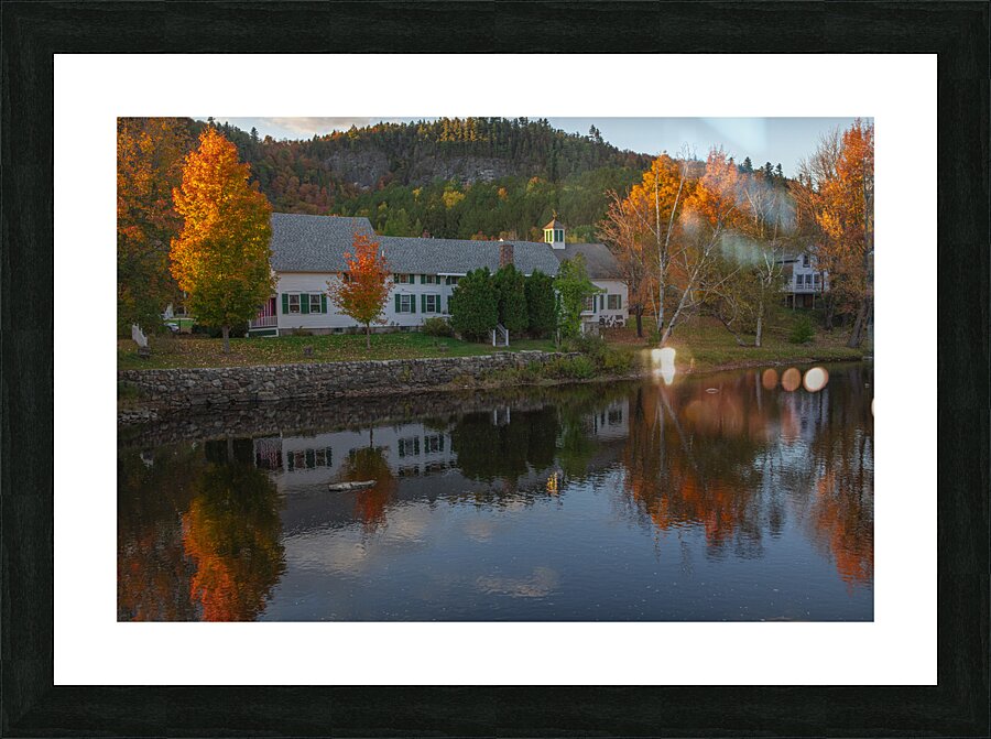 Stark House Autumn Reflections Picture Frame print