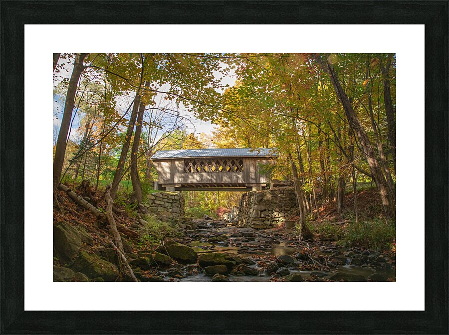 Tannery Hill Bridge Autumn Magic Picture Frame print