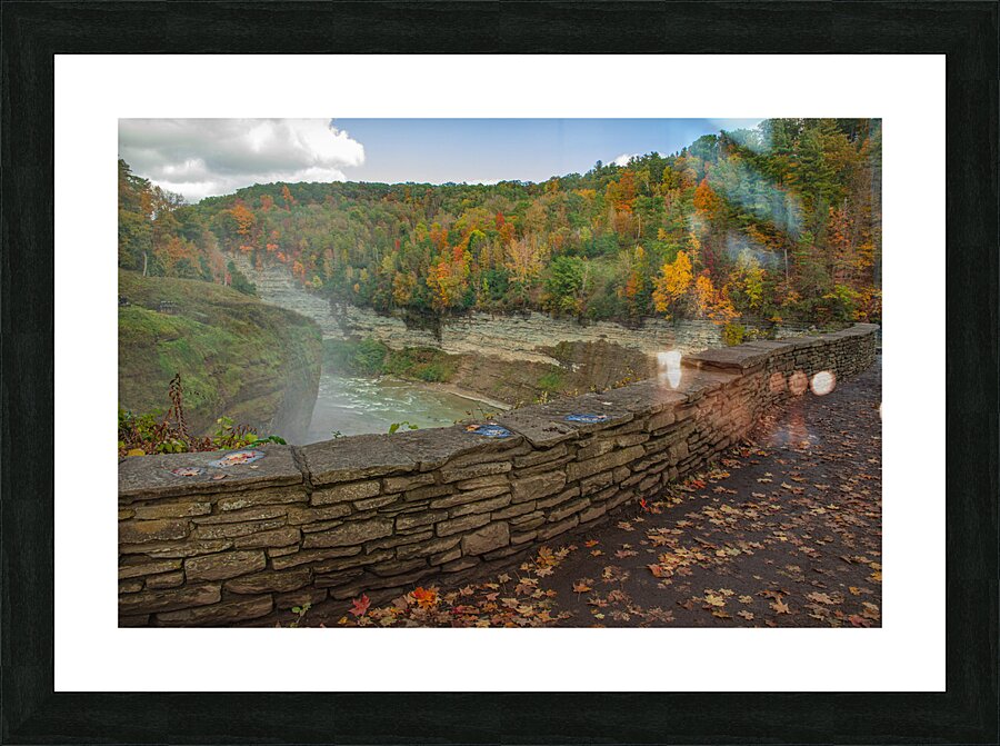 Autumn Gorge Overlook Picture Frame print