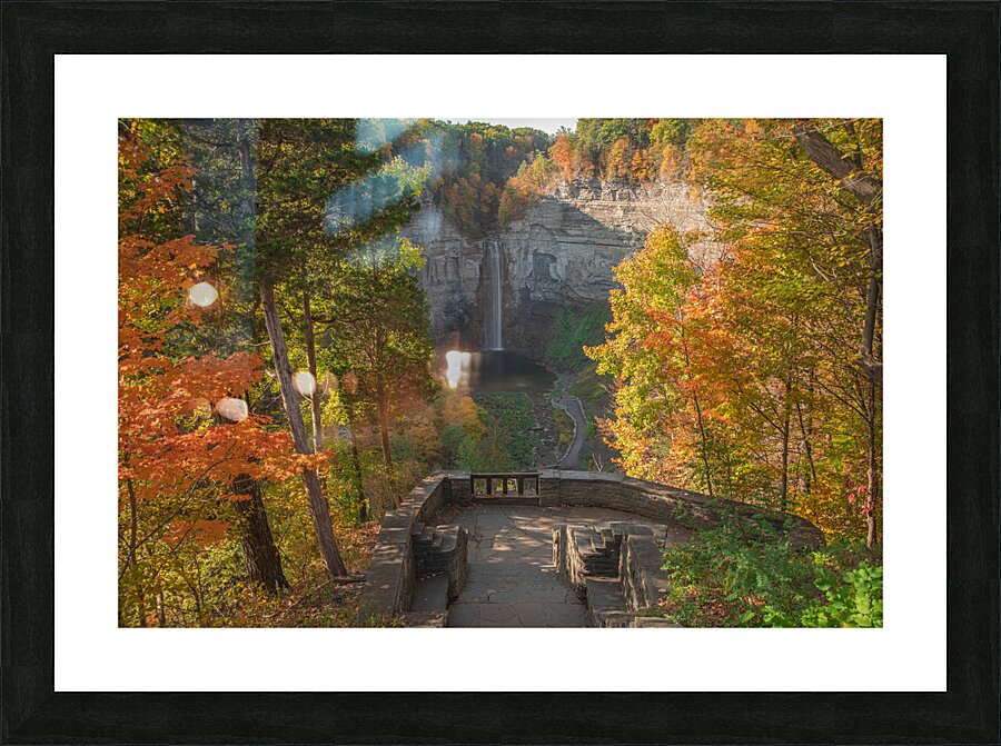 Taughannock Falls Autumn Paradise Picture Frame print