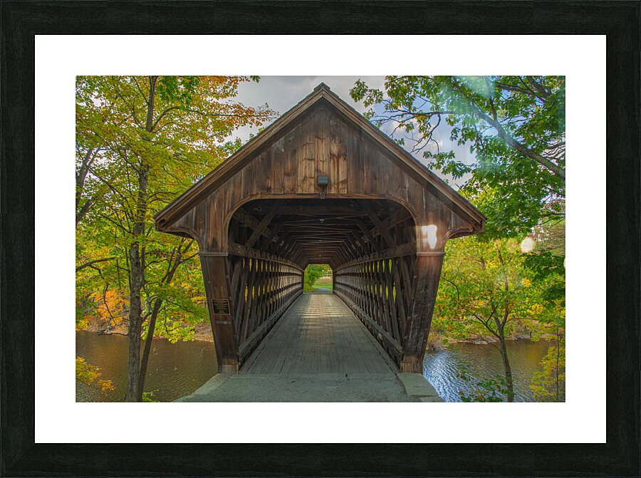 Henniker Covered Bridge Picture Frame print