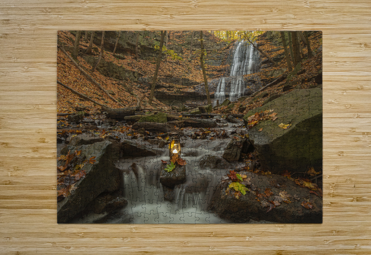 Autumn at Sherman Falls Daniel Pekar Photography Puzzle printing
