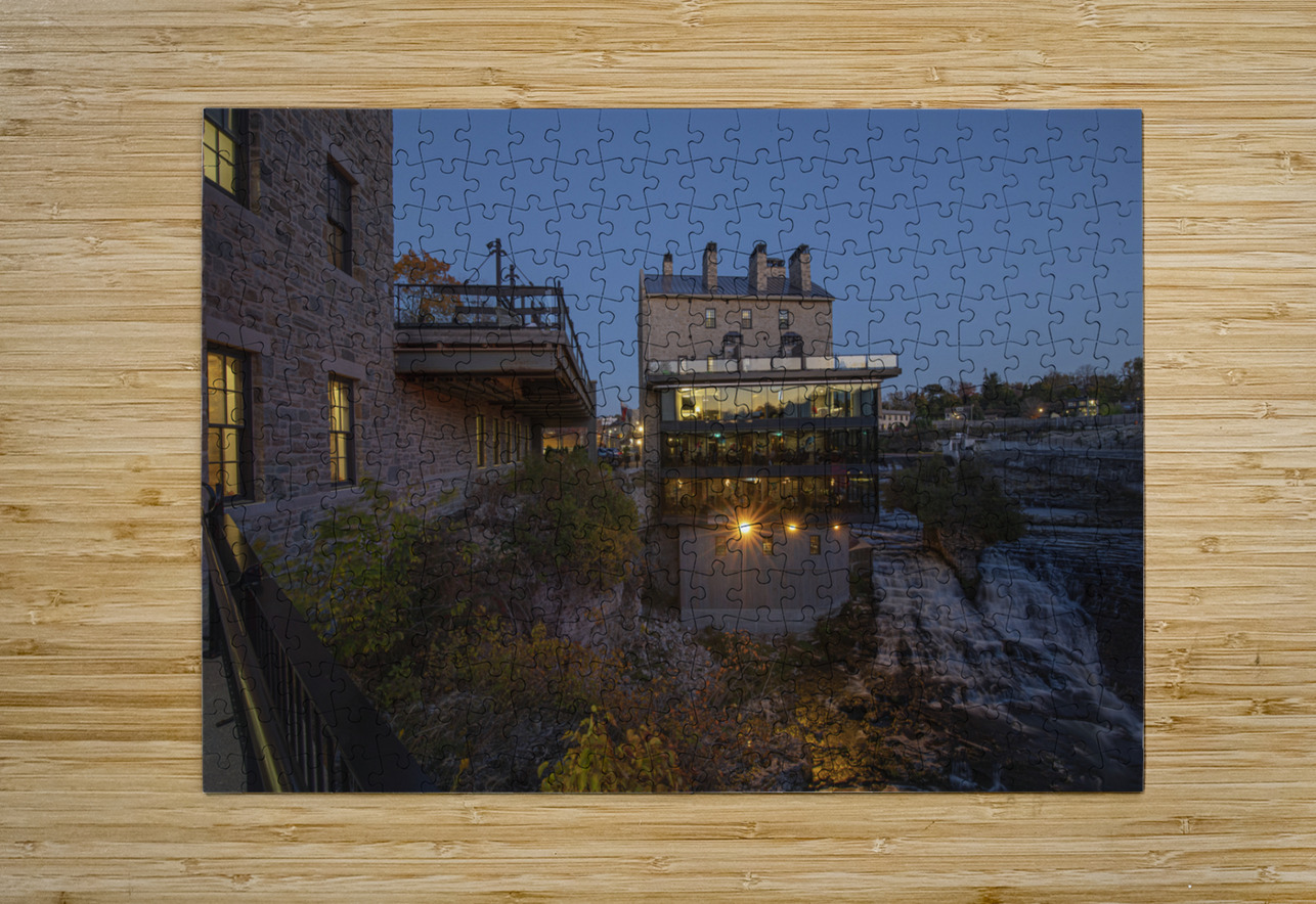 Elora Mill Evening glow Daniel Pekar Photography Puzzle printing