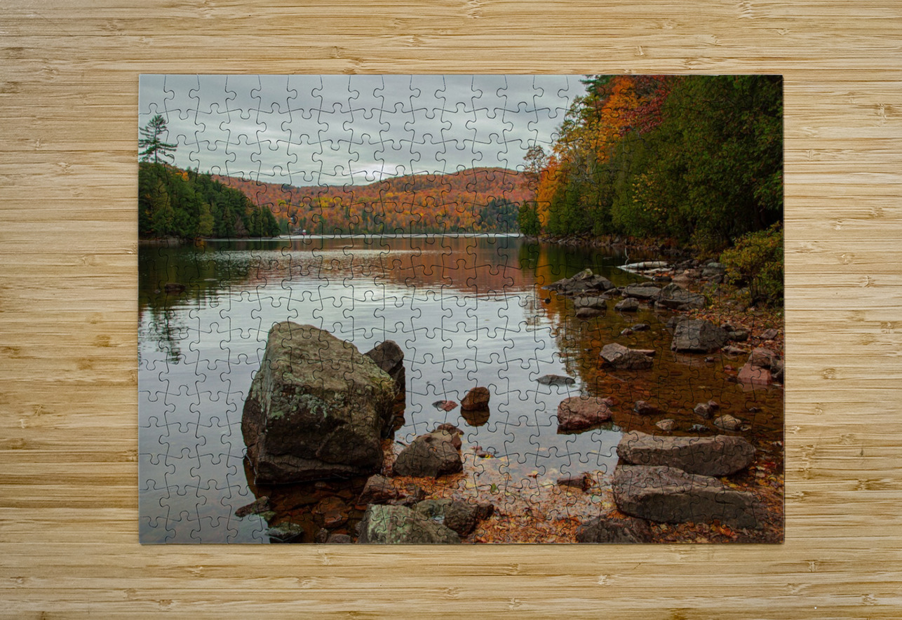 Meech lake Autumn reflections Daniel Pekar Photography Puzzle printing