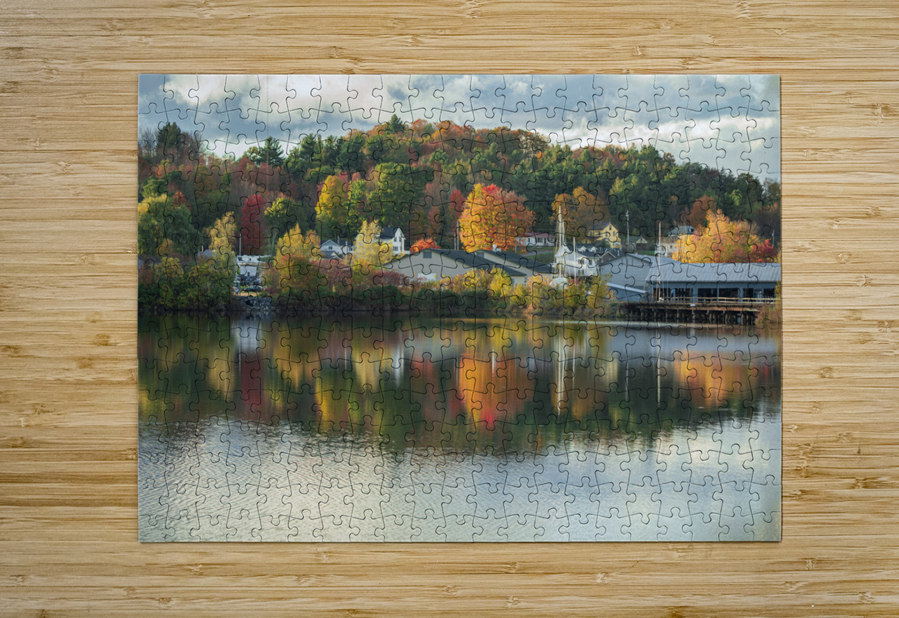 Newport Autumn Reflections Daniel Pekar Photography Puzzle printing
