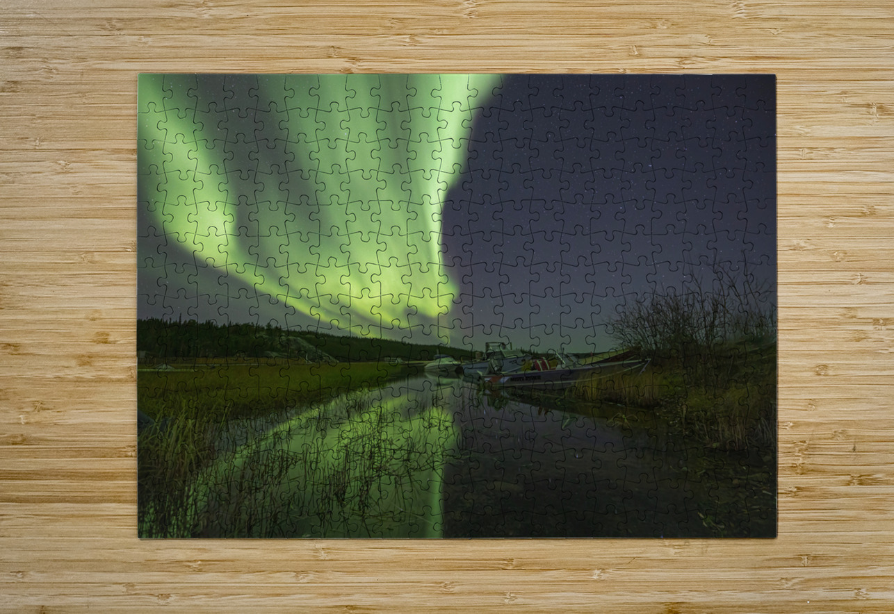 Prelude Lake Aurora Explosion Daniel Pekar Photography Puzzle printing