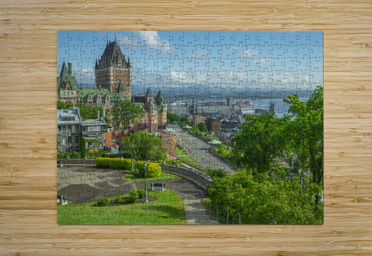 Quebec City Frontenac Lookout Daniel Pekar Photography Puzzle printing