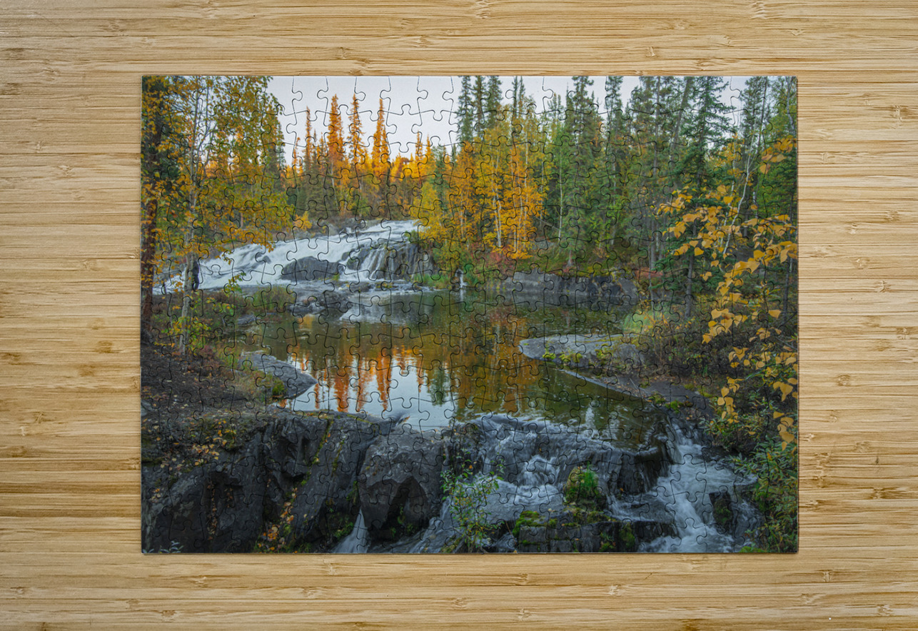 Autumn Beauty of Rampart Falls Daniel Pekar Photography Puzzle printing