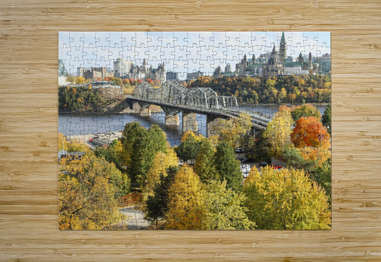 Autumn lookout of Ottawa   Gatineau Daniel Pekar Photography Puzzle printing