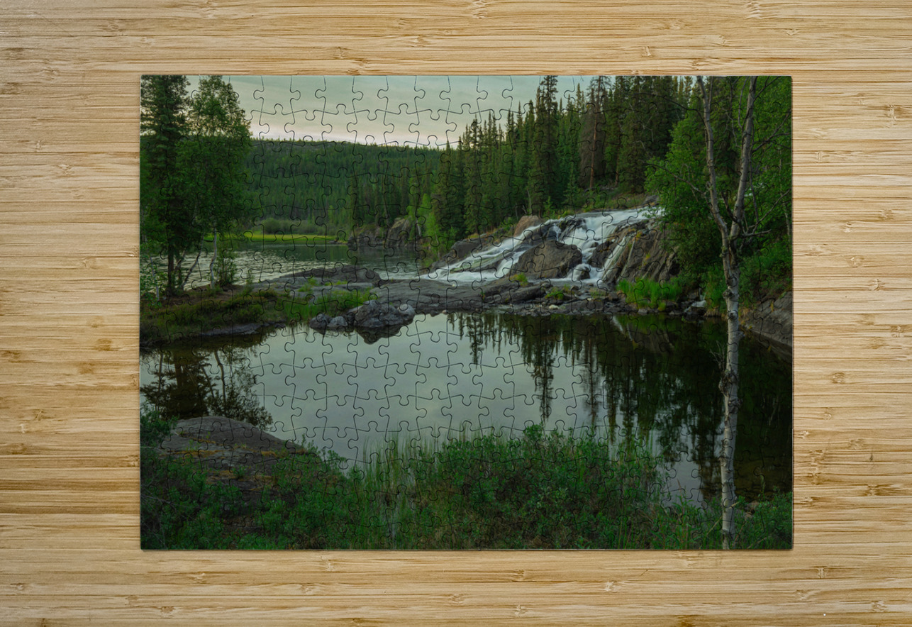 Beauty of Rampart Falls Daniel Pekar Photography Puzzle printing