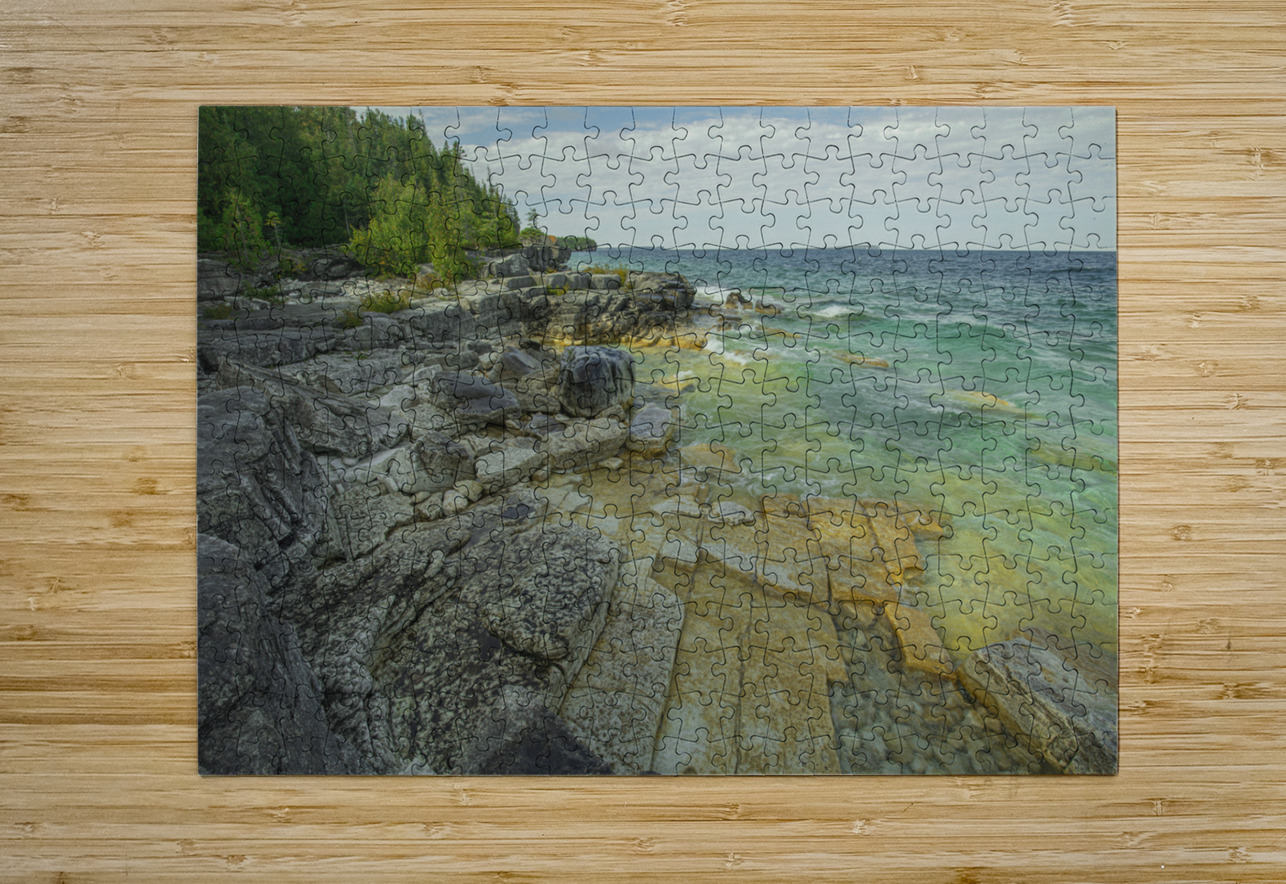 Bruce Peninsula Majestic Waters Daniel Pekar Photography Puzzle printing