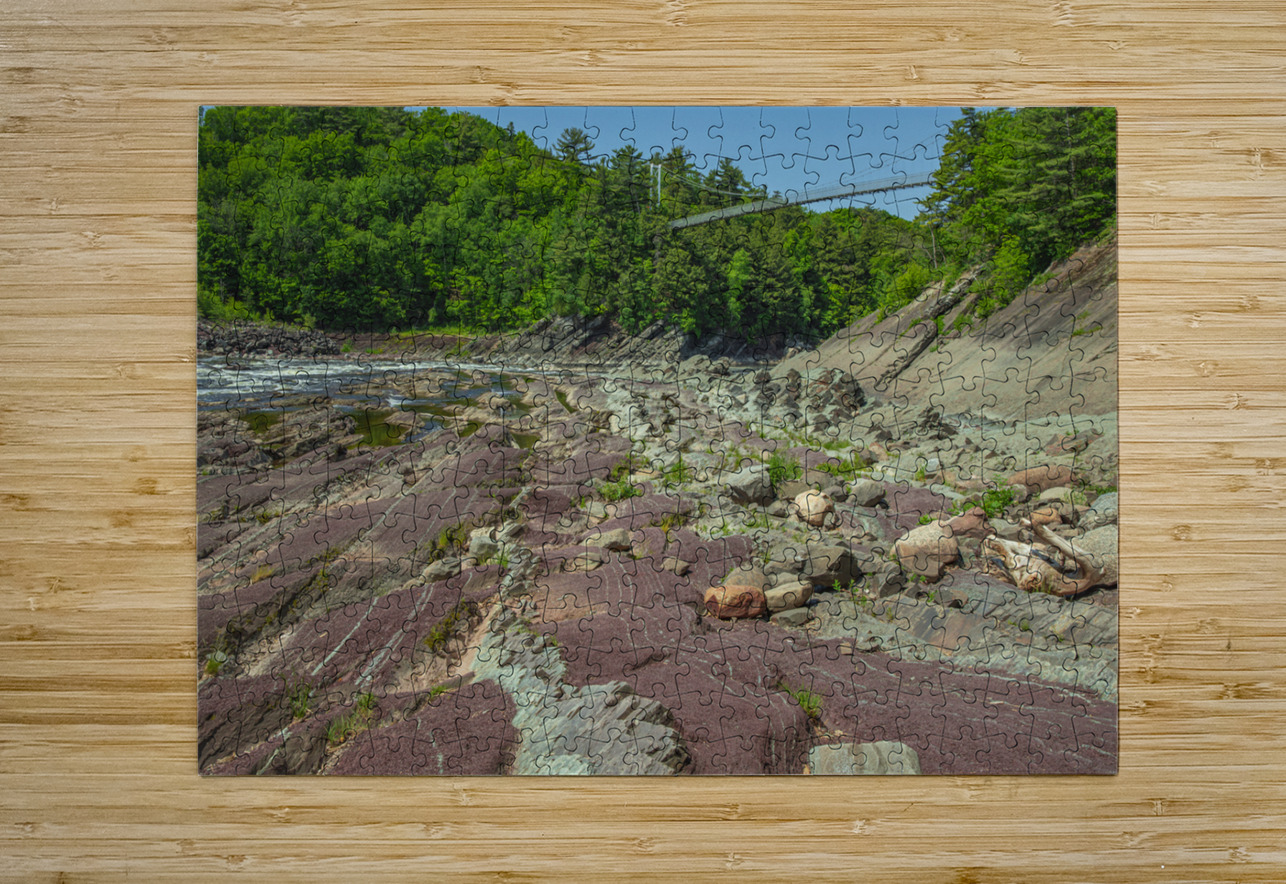 Chaudiere Falls Suspension Bridge Daniel Pekar Photography Puzzle printing