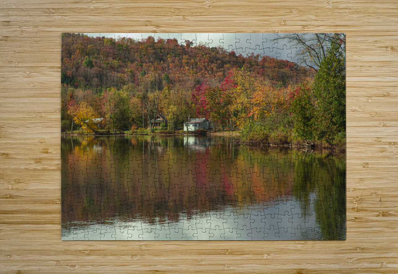 Classic Autumn Pond Beauty Daniel Pekar Photography Puzzle printing