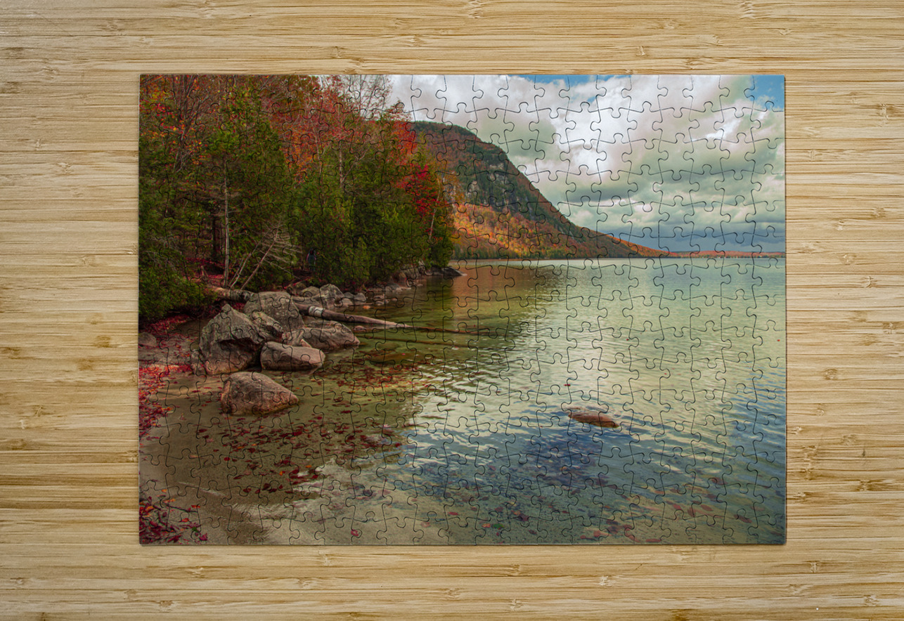 Lake Willoughby Autumn Magic Daniel Pekar Photography Puzzle printing