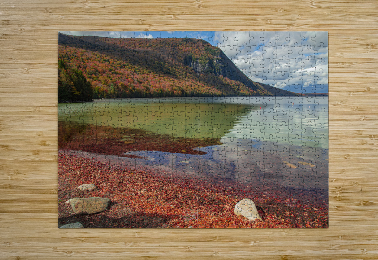 Lake Willoughby Autumn Reflections Daniel Pekar Photography Puzzle printing