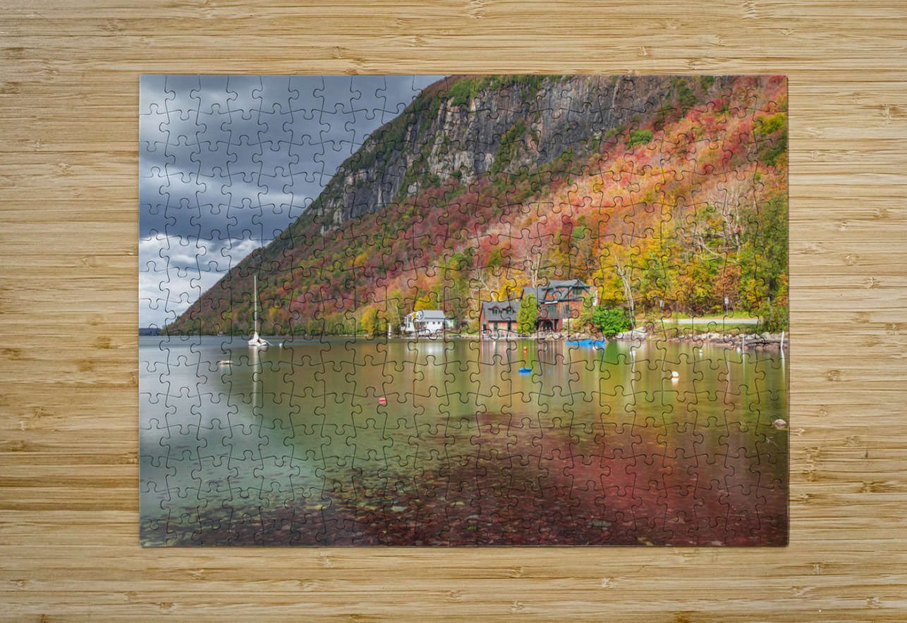 Lake Willoughby Fall Reflection Galore Daniel Pekar Photography Puzzle printing