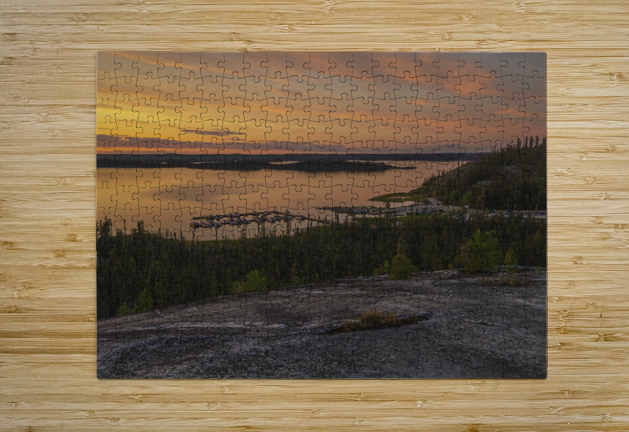 Prelude Midnight Sunset Daniel Pekar Photography Puzzle printing