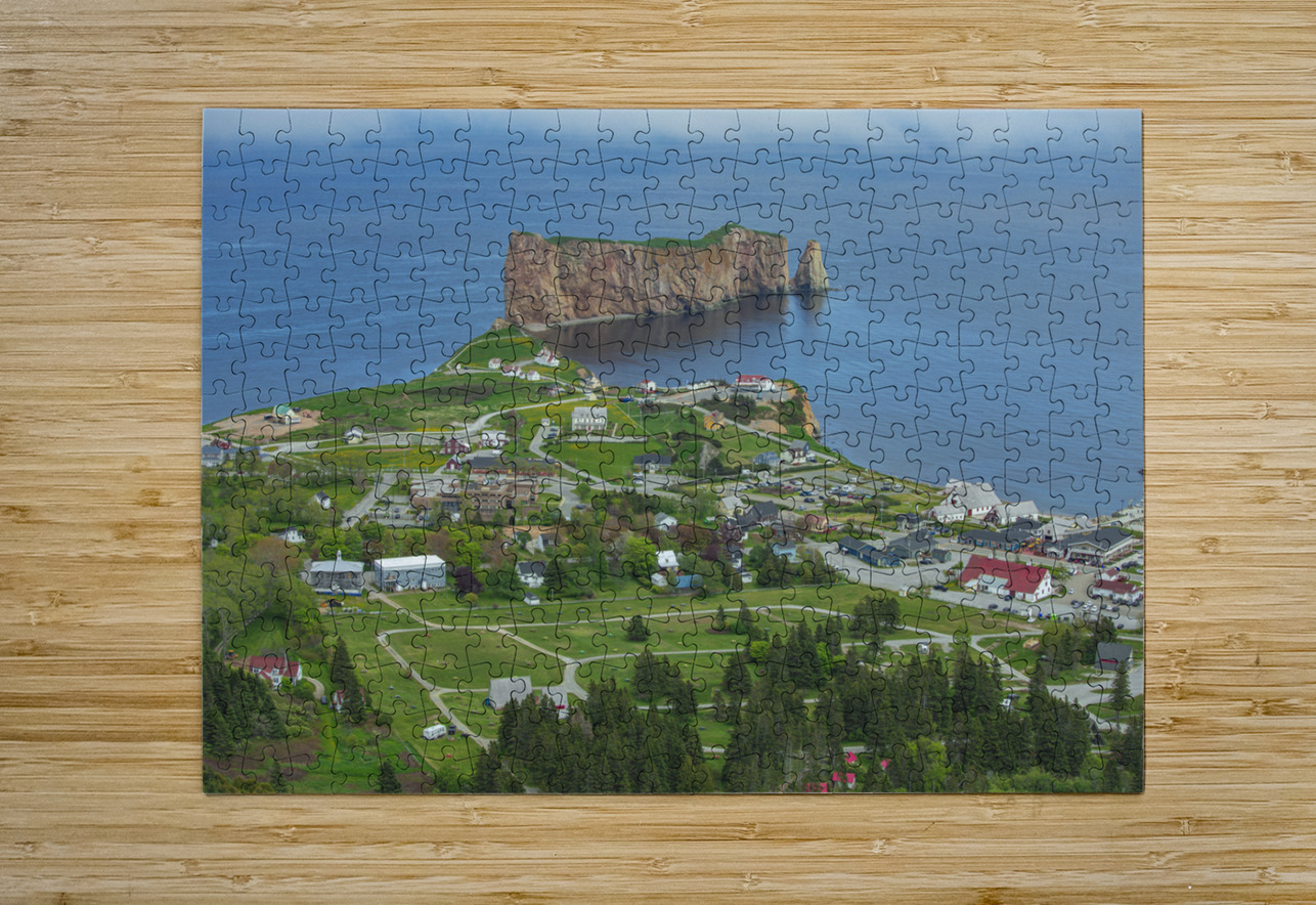Scenic Overlook of Perce  1 Daniel Pekar Photography Puzzle printing