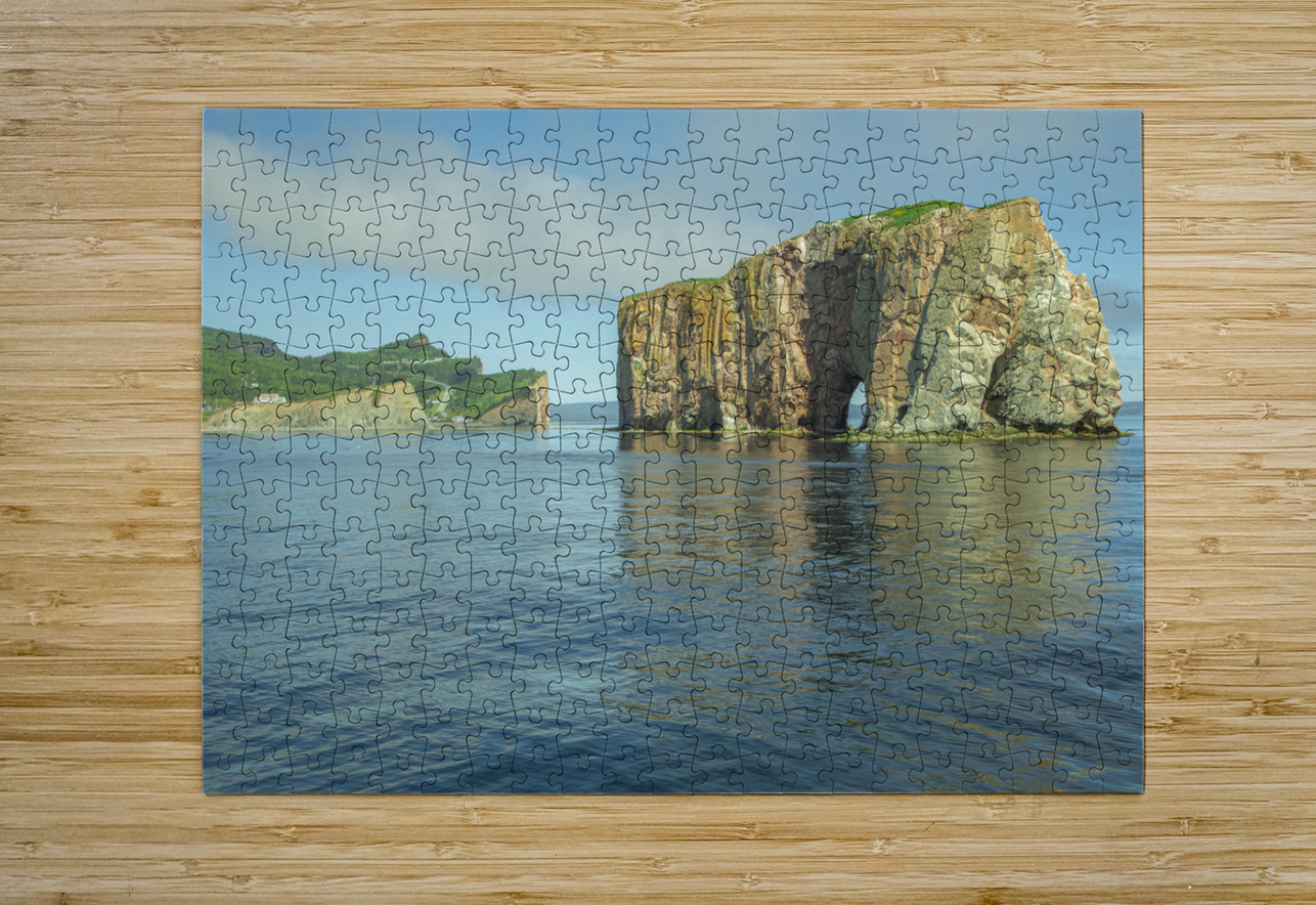 Seascape of Perce Rock Daniel Pekar Photography Puzzle printing