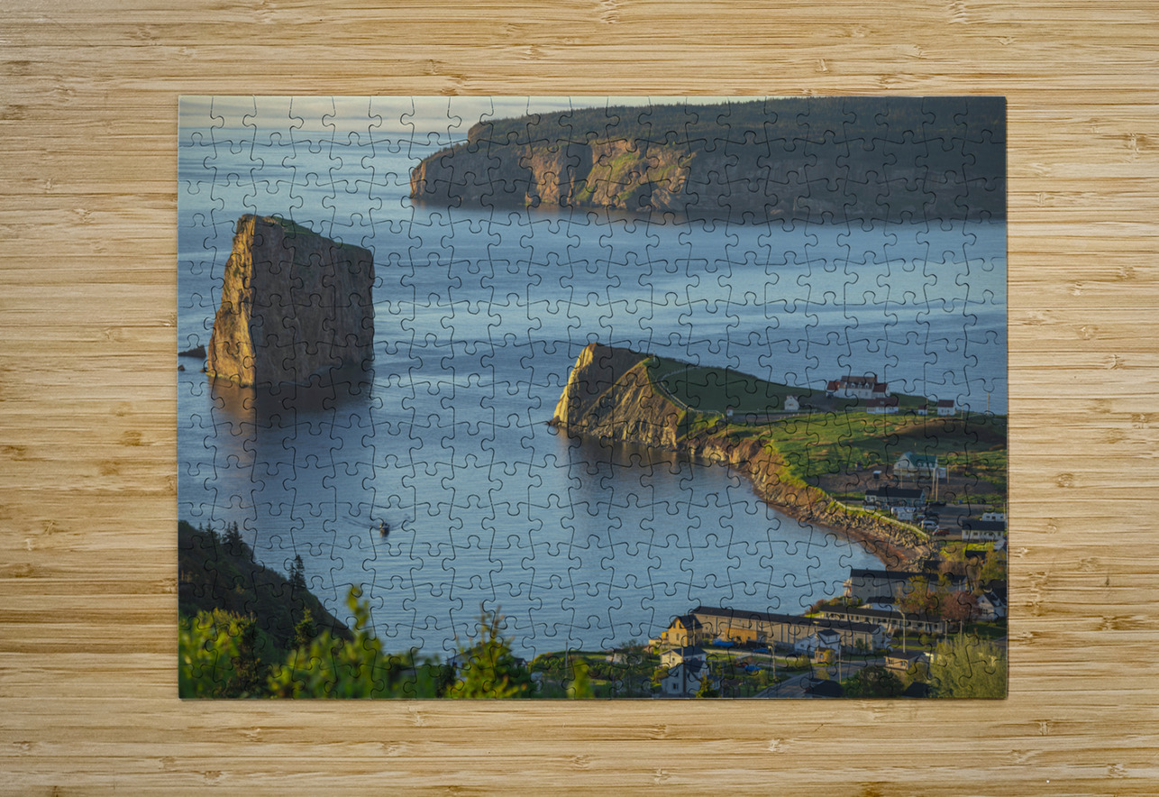 Sunrise overlook of Perce Rock Daniel Pekar Photography Puzzle printing