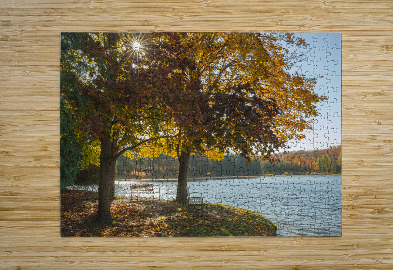 Eugenia Lake sunburst Daniel Pekar Photography Puzzle printing